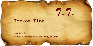 Torkos Tina névjegykártya